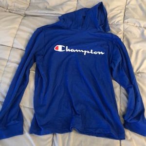 hooded Champion shirt